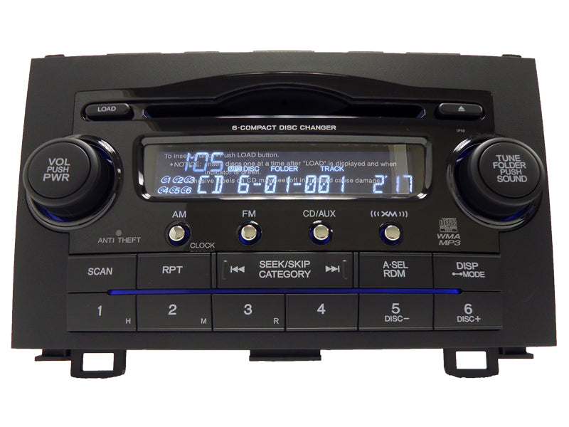 HONDA CRV CR-V Radio 6 Disc CD Changer XM MP3 2007 2008 2009 2010