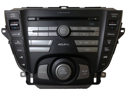 2009 2010 2011 Acura TL OEM Radio XM Aux 6 Disc CD Changer 1BB0