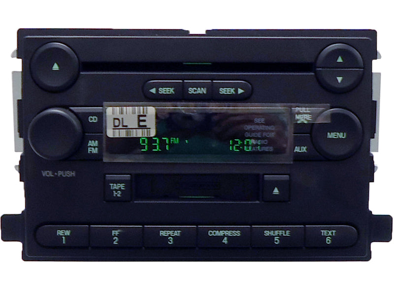 NEW 2004 2005 2006 2007  Ford Focus Freestar F250 F350 Super Duty MERCURY Monterey Radio AUX Tape CD Player