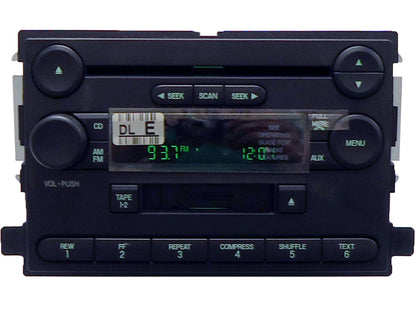 NEW 2004 2005 2006 2007  Ford Focus Freestar F250 F350 Super Duty MERCURY Monterey Radio AUX Tape CD Player