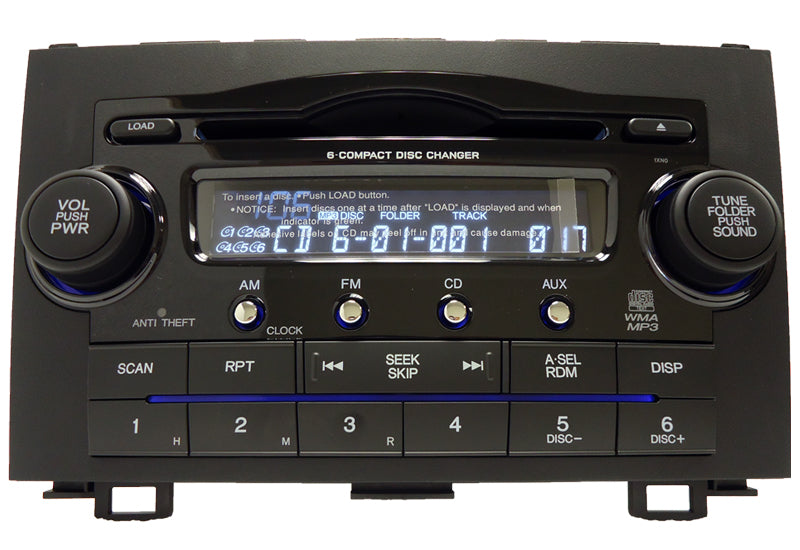 07 08 09 10 Honda CRV Radio MP3 & 6 CD Changer