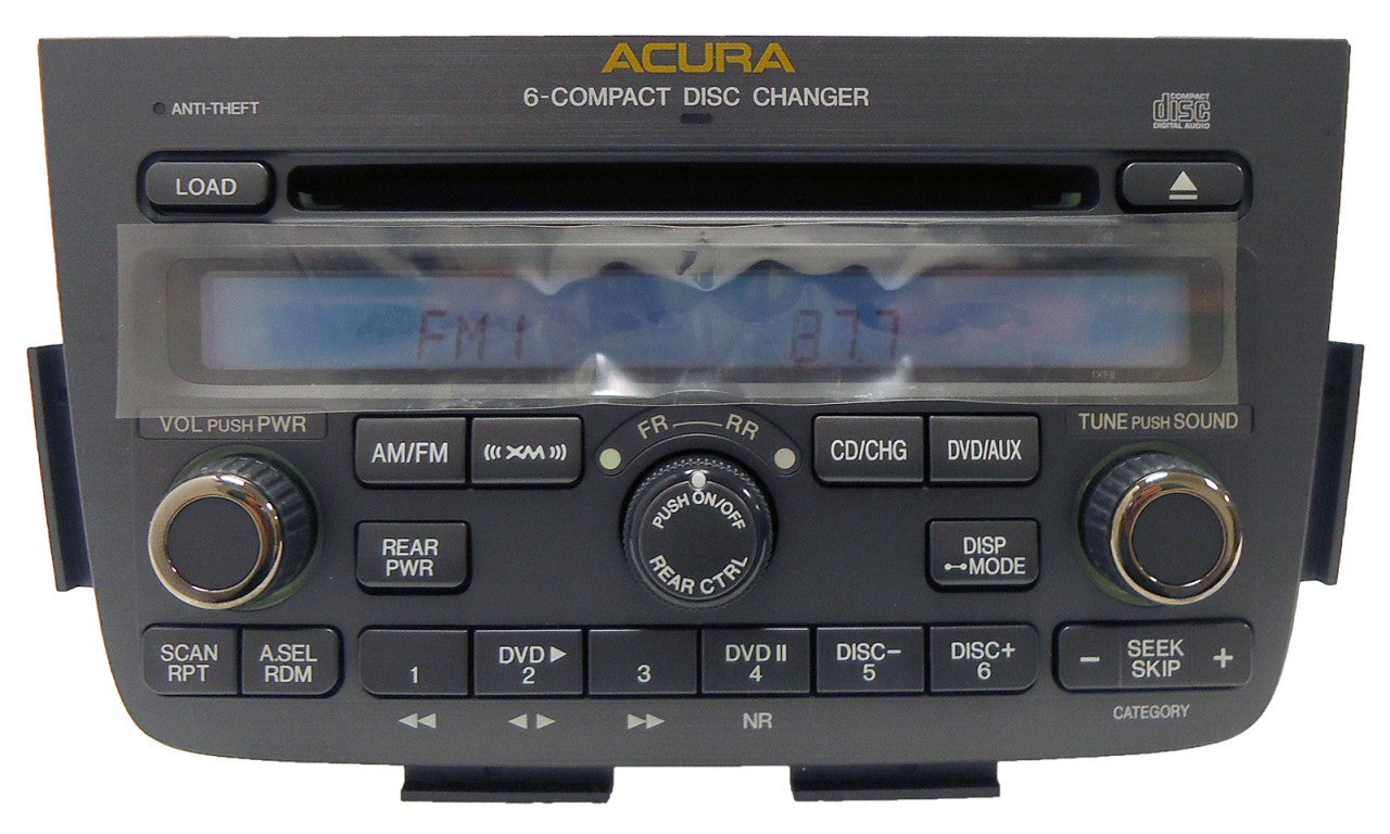 Acura MDX 1XF8 BOSE Radio 6 Disc CD Changer XM Satellite Radio
