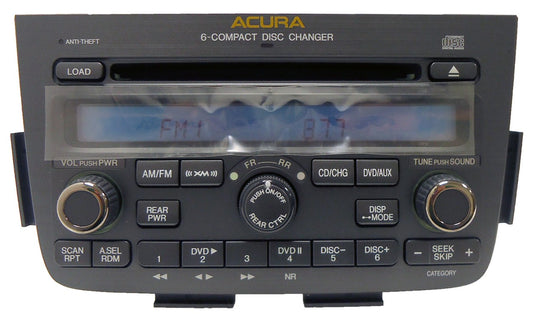 Acura MDX 1XF8 BOSE Radio 6 Disc CD Changer XM Satellite Radio