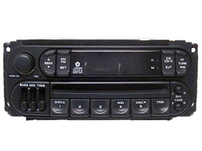 98 99 2000 01 Dodge Jeep Chrysler Radio CD Player