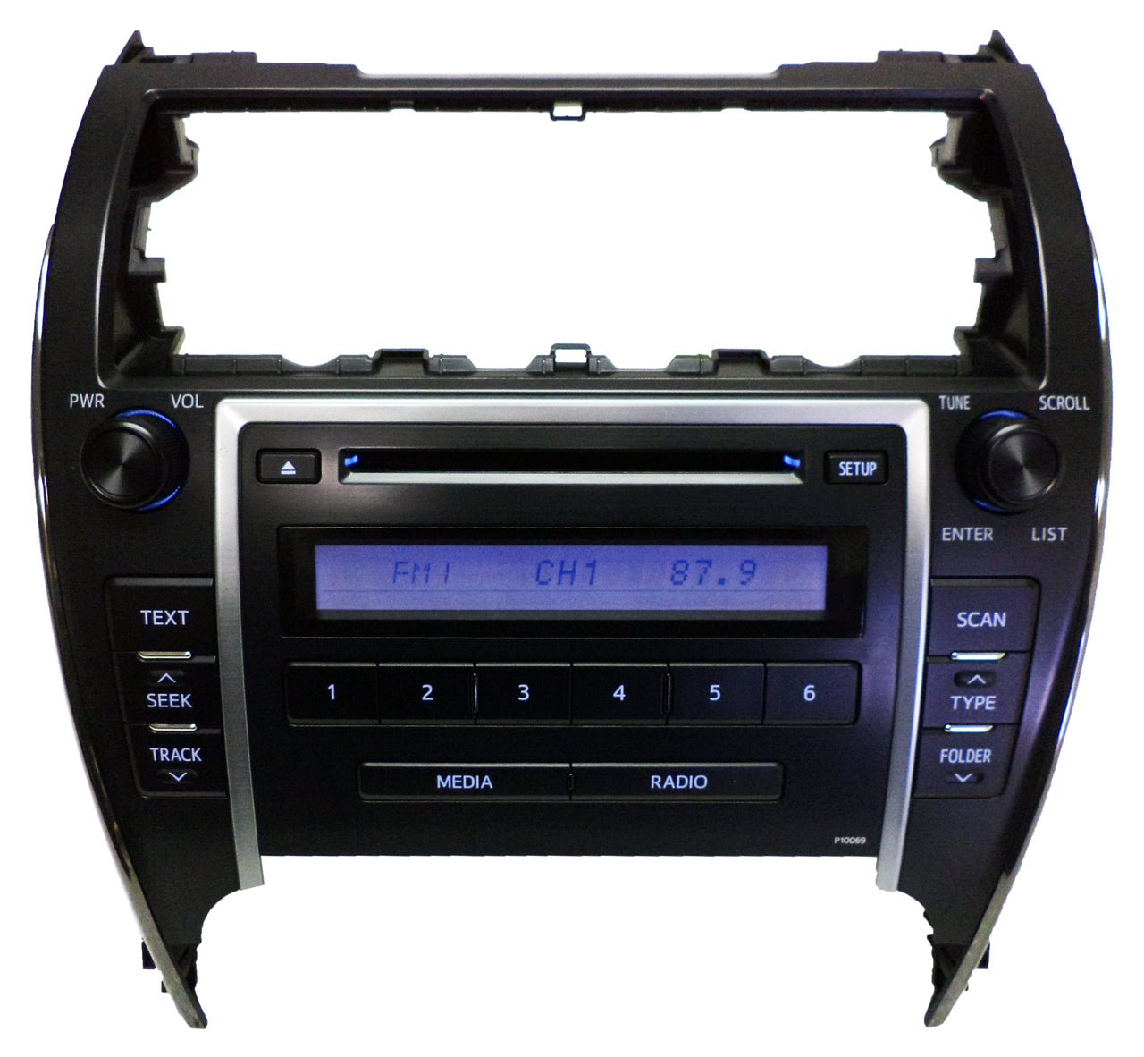 12 2013 Toyota Camry Radio CD Disc Player MP3 AUX P10069