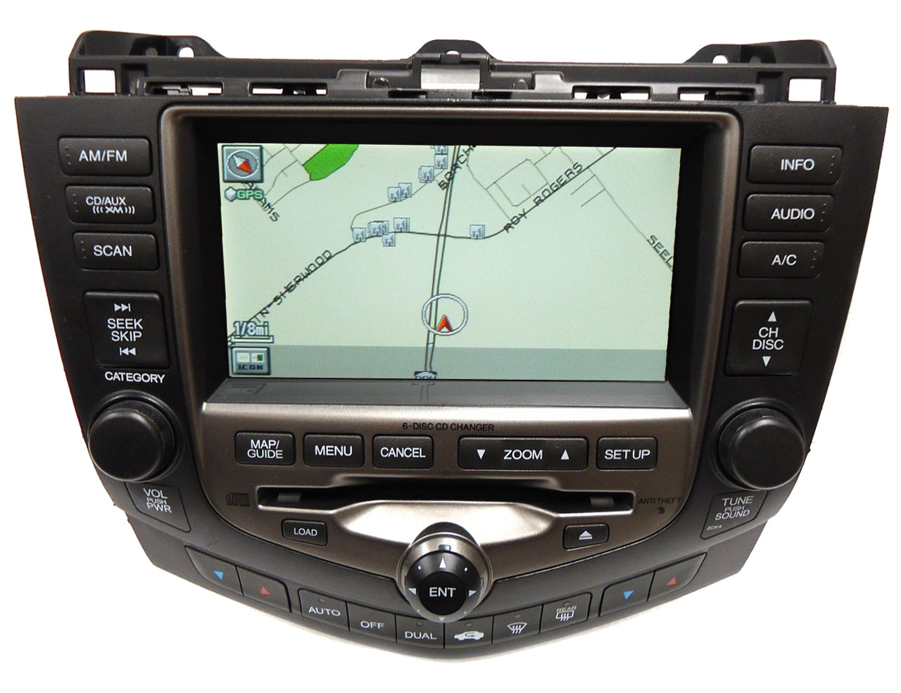 2006 -2007 06 07 Hybrid HONDA Accord OEM Navigation GPS Radio Stereo 6 Disc Changer CD Player 2CK6