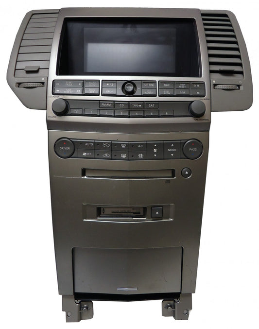 04 06 05 Nissan MAXIMA Full Dash Unit BCM Screen Display Cd Tape Radio Stereo Player