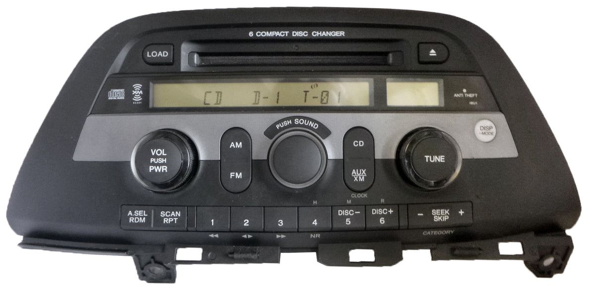 Honda ODYSSEY Radio AUX MP3 6 Disc CD Changer Player 1BU1 39100-SHJ-a400 2005 2006 2007 2008 2009 2010 05 06 07 08 09 10