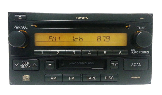 03 04 05 06 07 08 TOYOTA CELICA HIGHLANDER RAV4 Factory OEM Radio, Tape, and CD Player 86120-2B760, 11830