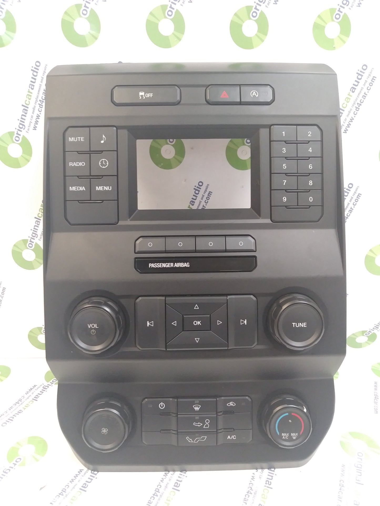 2015 - 2017 15 16 17 Ford F150 OEM 4" Touch Screen Radio Climate Control Bezel ONLY FL3T-18E243-AAJ
