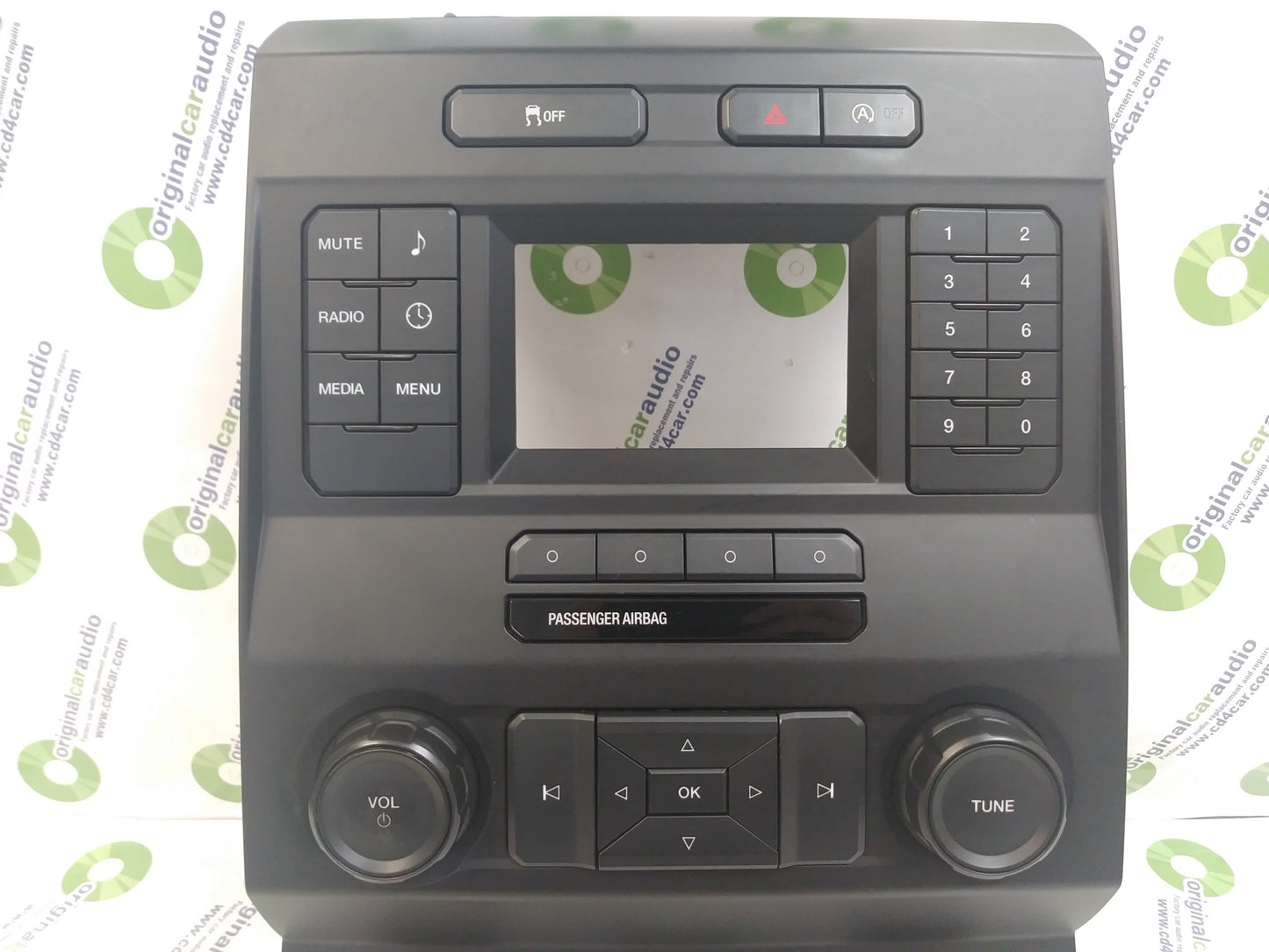 2015 - 2017 15 16 17 Ford F150 OEM 4" Touch Screen Radio Climate Control Bezel ONLY FL3T-18E243-AAJ