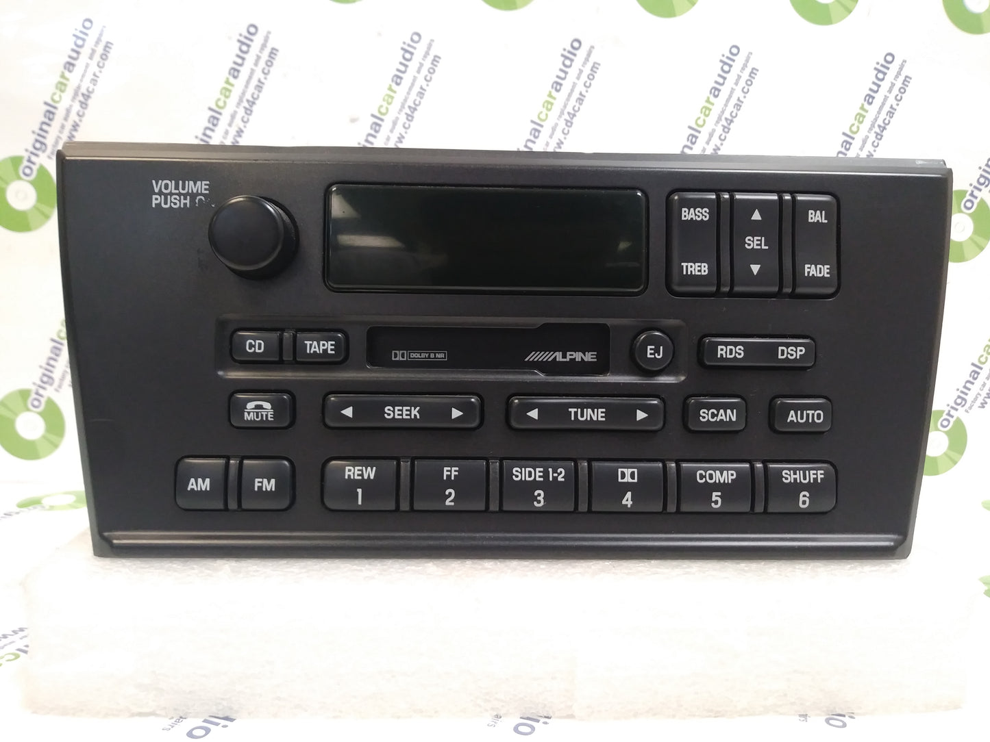 2000 - 2001 00 01 Lincoln LS OEM Alpine AM FM Radio Cassette Receiver
