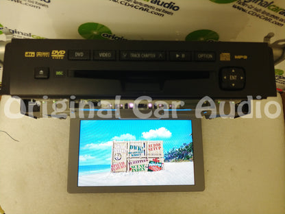 Toyota Sienna overhead MP3 DVD player grey w/out bezel trim