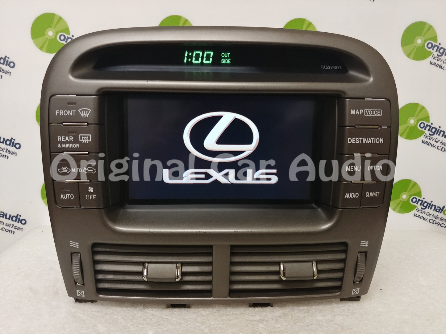 2001 - 2004 Lexus Ls430 Navigation gps screen lcd display monitor bezel oem