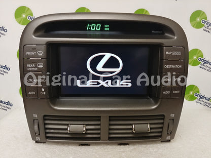 2001 - 2004 Lexus Ls430 Navigation gps screen lcd display monitor bezel oem