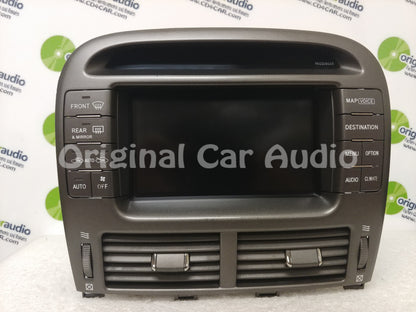 2001 - 2004 Lexus Ls430 Navigation gps screen lcd display monitor bezel oem