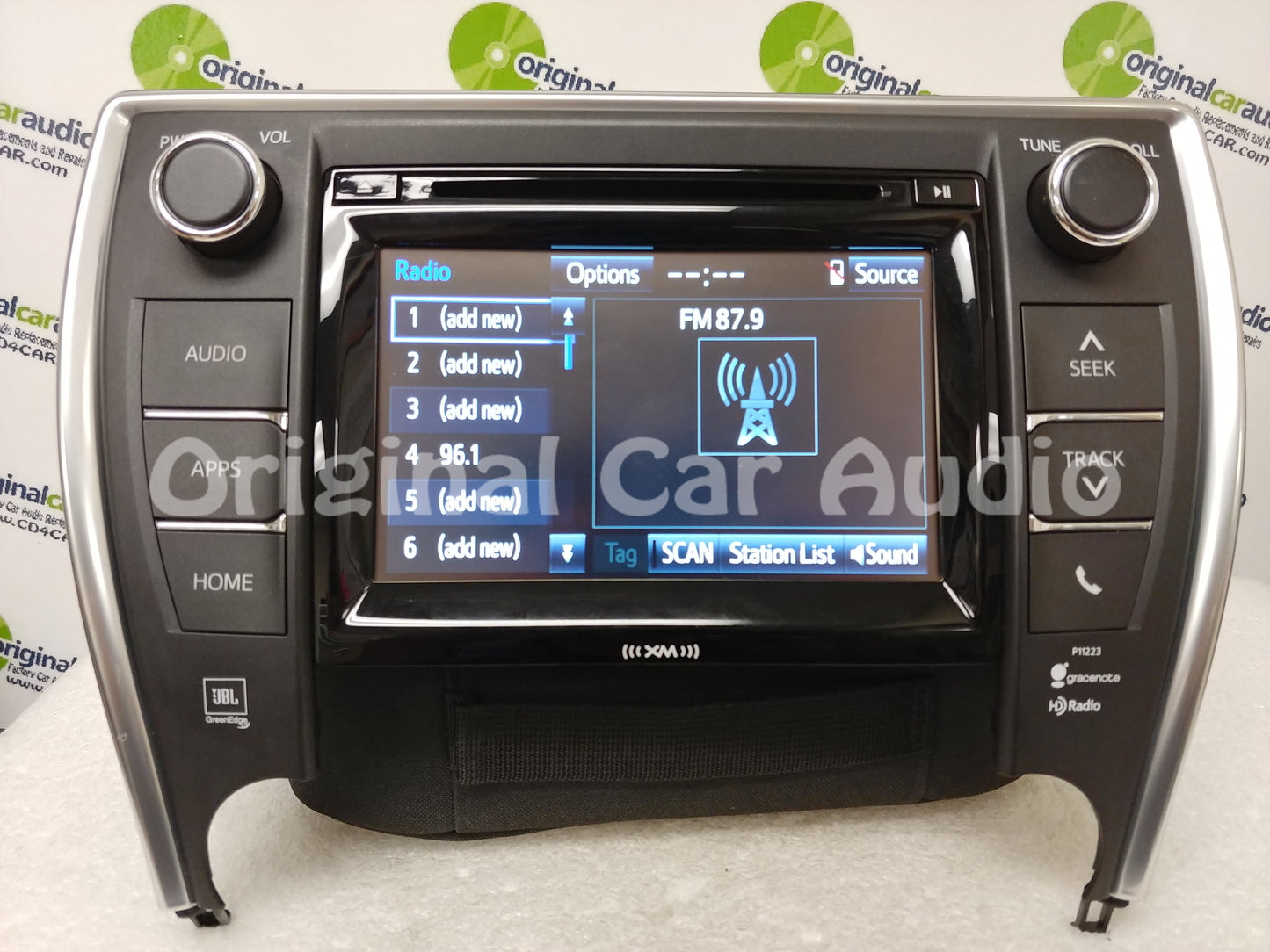 2015 - 2017 Toyota Camry OEM AM FM XM HD Touch Screen JBL Radio Gracenote P11223