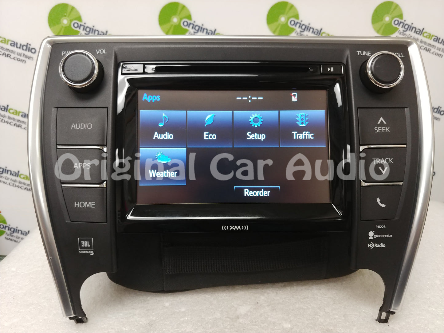 2015 - 2017 Toyota Camry OEM AM FM XM HD Touch Screen JBL Radio Gracenote P11223