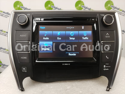 2015 - 2017 Toyota Camry OEM AM FM XM HD Touch Screen JBL Radio Gracenote P11223