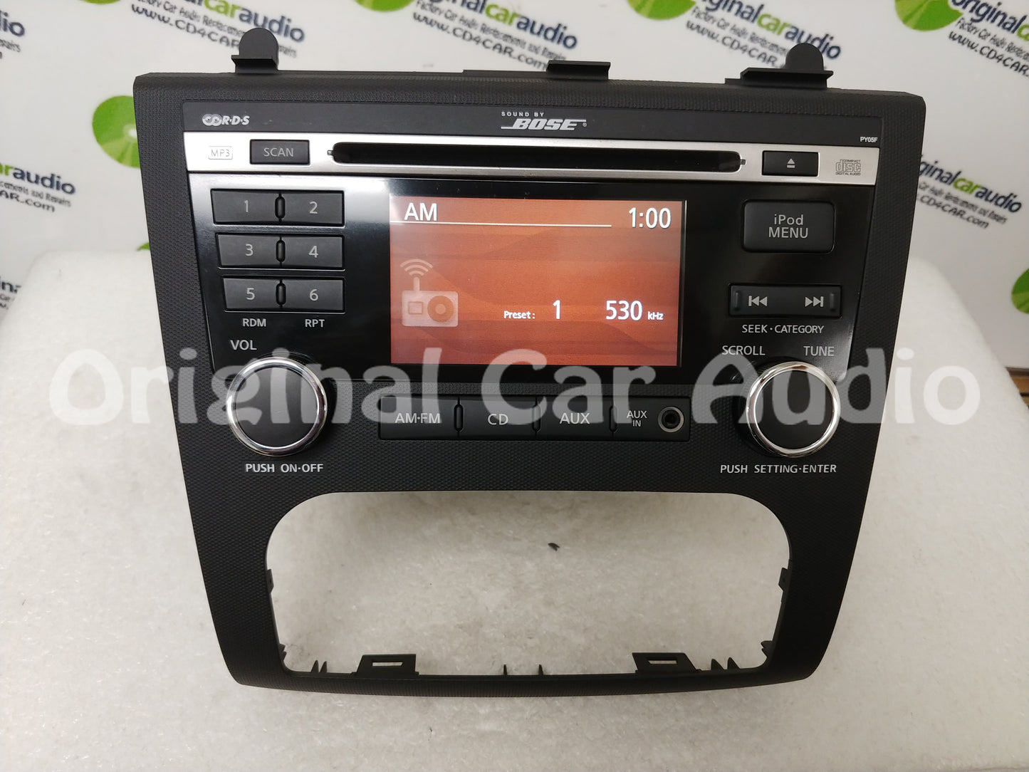 NEW 2009 2010 Nissan ALTIMA BOSE Radio RDS MP3 CD Player PY05F
