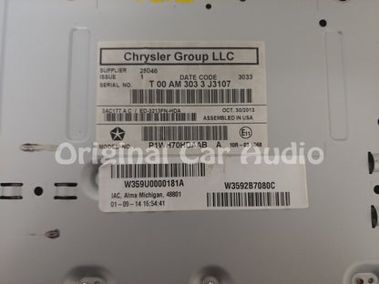2013 - 2017 Dodge Chrysler OEM Rear Entertainment DVD Overhead Display Screen