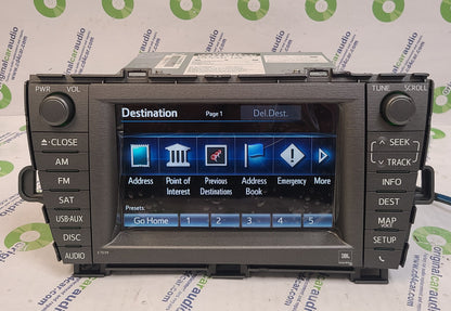 Refurbished 2013 2014 TOYOTA Prius Touch Screen Bluetooth AM FM Radio MP3 CD Player E7039 Factory OEM