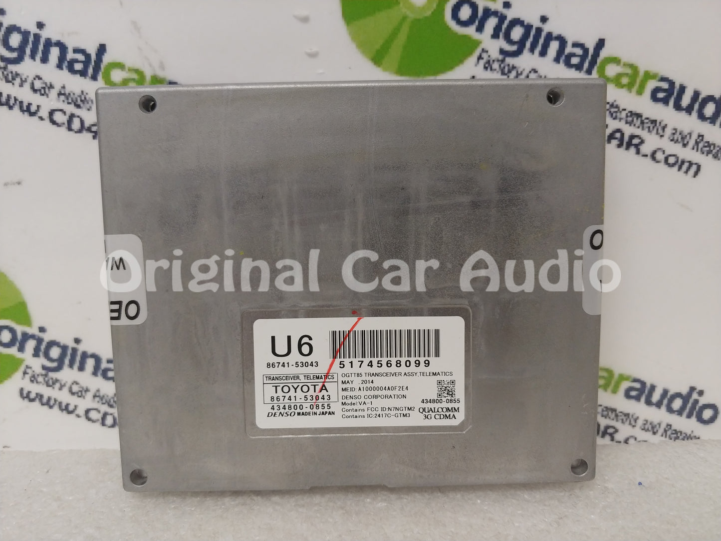 2014 - 2016 Lexus CT200h IS250 IS350 OEM Transceiver Telematics Control Computer Module