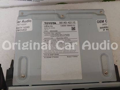 2013 - 2018 Toyota Rav4 AM FM Radio OEM Touchscreen Bluetooth Unit 100573