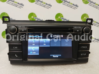 2013 - 2018 Toyota Rav4 AM FM Radio OEM Touchscreen Bluetooth Unit 100573
