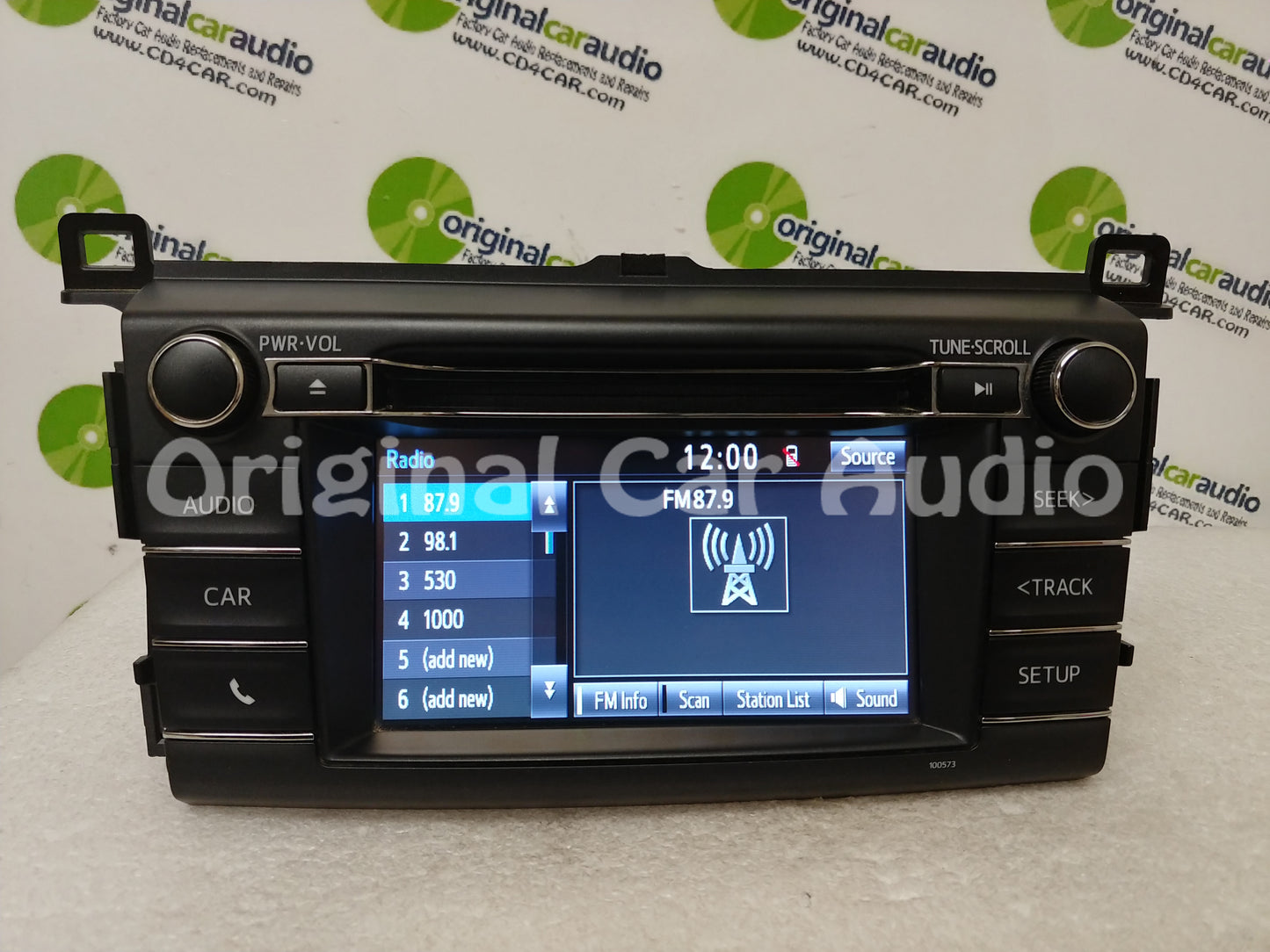 2013 - 2018 Toyota Rav4 AM FM Radio OEM Touchscreen Bluetooth Unit 100573