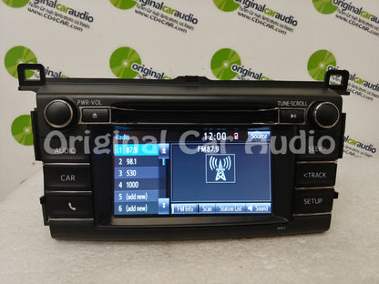 2013 - 2018 Toyota Rav4 AM FM Radio OEM Touchscreen Bluetooth Unit 100573
