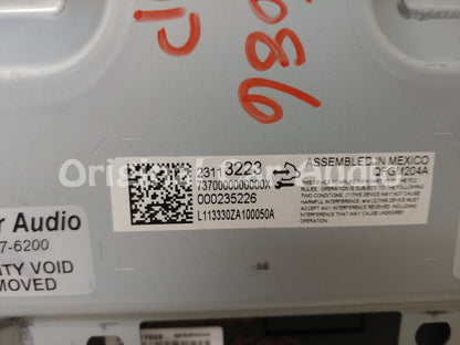 2014 - 2015 Chevrolet Impala OEM Radio Media Information Display Panel