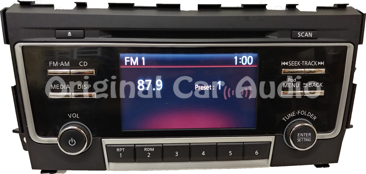 2017 2018 Nissan ALTIMA OEM NissanConnect AM FM iPod Radio CD Player
