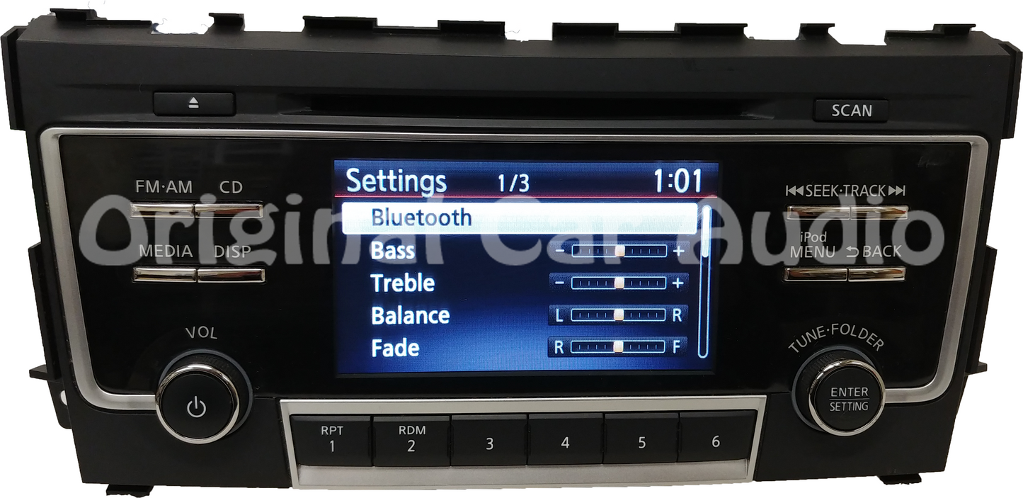 2017 2018 Nissan ALTIMA OEM NissanConnect AM FM iPod Radio CD Player