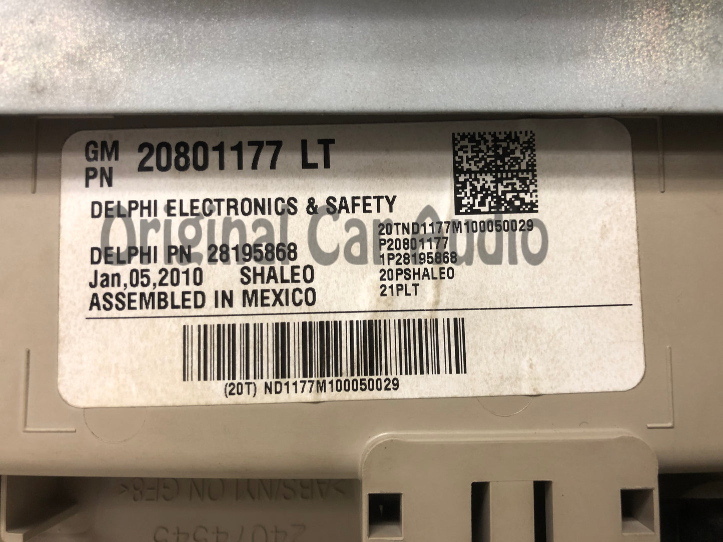 2010 Cadillac SRX OEM Driver LEFT Active Headrest Monitor DVD SHALE UWG A88