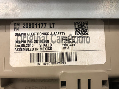 2010 Cadillac SRX OEM Driver LEFT Active Headrest Monitor DVD SHALE UWG A88