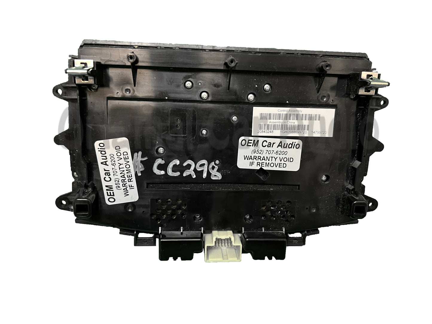 2010 - 2013 Buick LaCrosse Allure OEM Radio Single Zone Climate Control Panel Bezel ONLY UYE