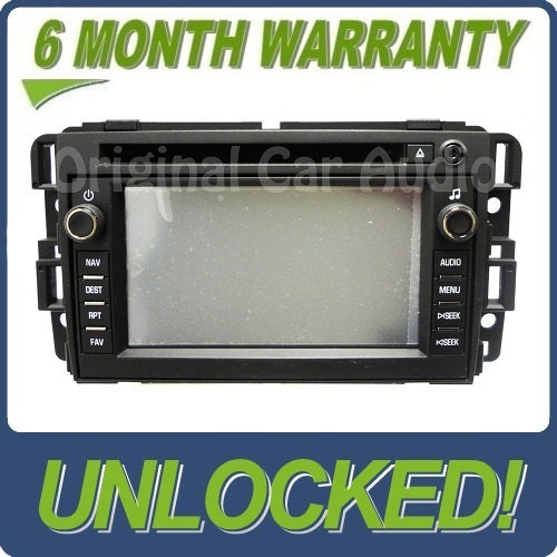Unlocked GMC Navigation GPS Radio LCD Display Screen OEM