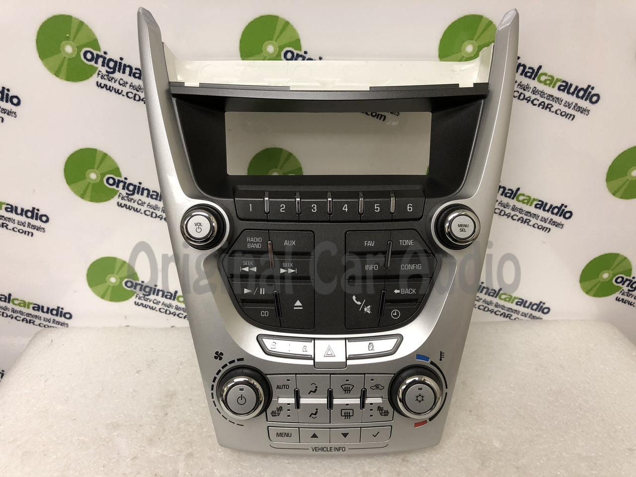 2010 - 2011 Chevrolet GMC Equinox Terrain OEM Radio Climate Control Panel and Display BEZEL ONLY