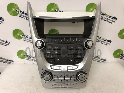 2010 - 2011 Chevrolet GMC Equinox Terrain OEM Radio Climate Control Panel and Display BEZEL ONLY
