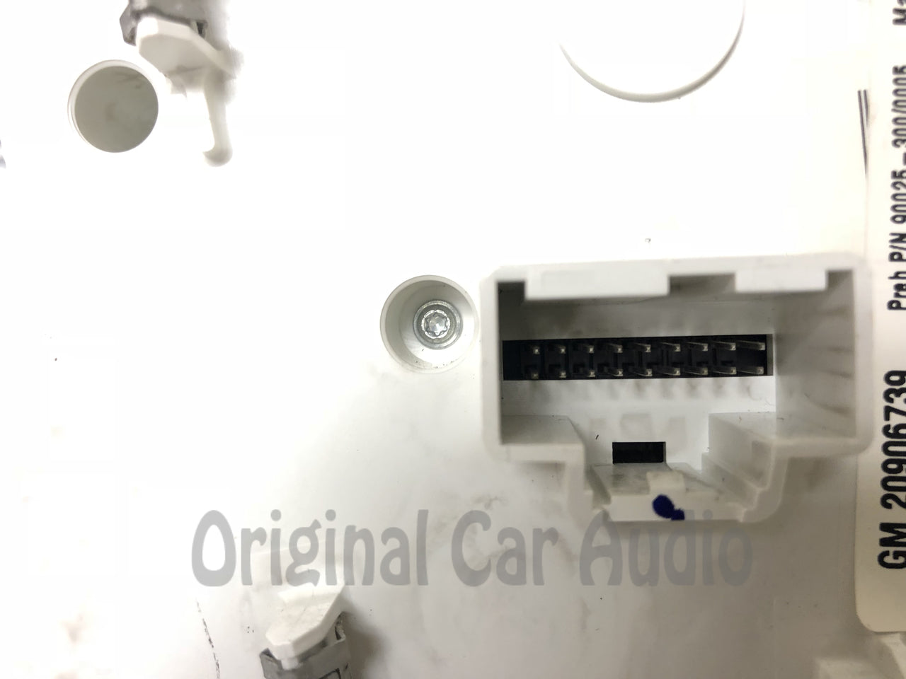 2010 - 2011 Chevrolet GMC Equinox Terrain OEM Radio Climate Control Panel and Display BEZEL ONLY