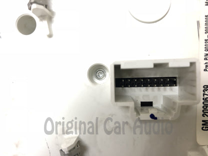 2010 - 2011 Chevrolet GMC Equinox Terrain OEM Radio Climate Control Panel and Display BEZEL ONLY