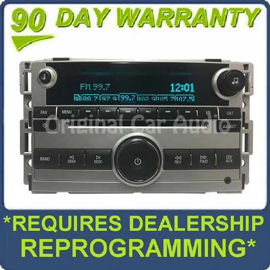 Chevrolet Chevy radio single CD player MP3 AM FM OEM Stereo