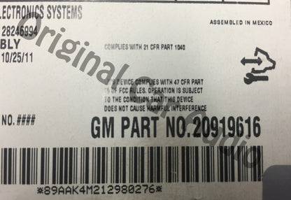 Chevrolet Chevy radio single CD player MP3 AM FM OEM Stereo