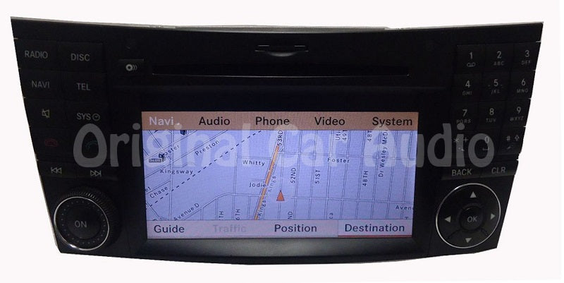 2009 CLS Class E Class MERCEDES-BENZ Factory OEM NAVIGATION DVD CD Player Receiver