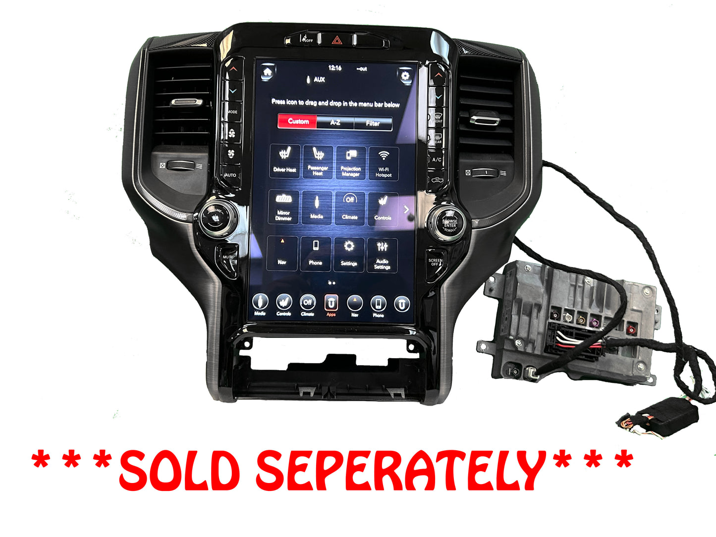 2021 Dodge Ram 1500 OEM Multimedia Radio Receiver Uconnect 12.0 UAX AM FM