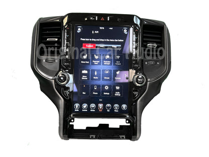 2019 - 2022 Dodge Ram 1500 OEM Navigation Center Stack 12" Touch Screen Display Control Panel W/ Bezel