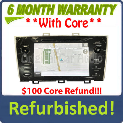Refurbished 2018 - 2019 Subaru Legacy Outback OEM Starlink Navigation Multimedia CD XM Radio Receiver w/ CARPLAY - ANALOG