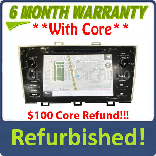Refurbished 2018 - 2019 Subaru Legacy Outback OEM Starlink Navigation Multimedia CD XM Radio Receiver w/ CARPLAY