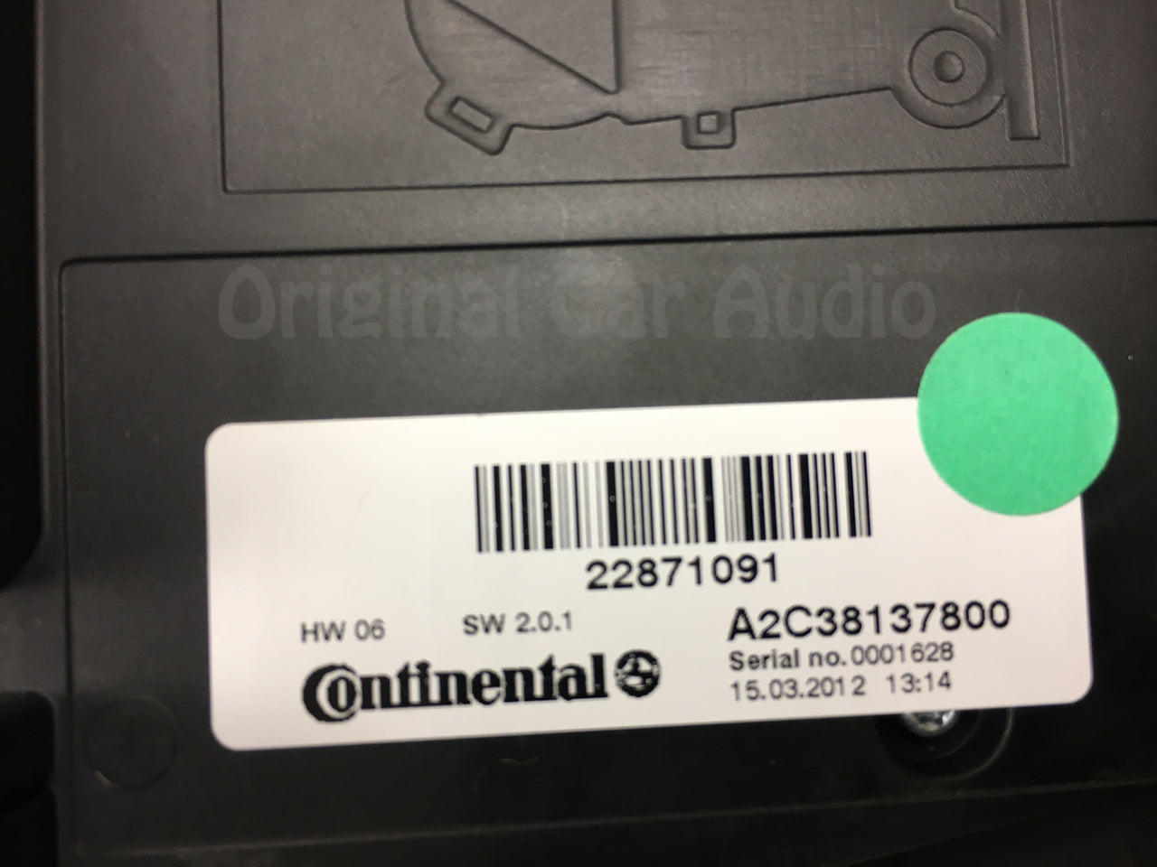 2012 - 2013 Buick Verano OEM Navigation Radio CONTROL PANEL ONLY